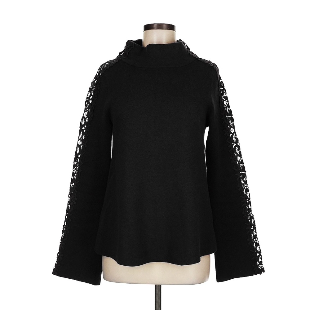 Knitted & Knotted Black Sweater